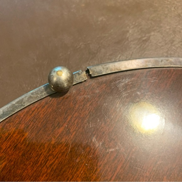 MCM Vintage Formica 12” & 14”Serving Tray silver plated - Picture 15 of 16